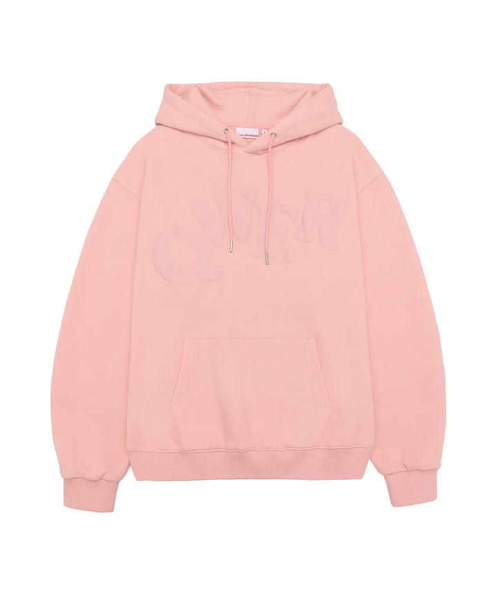 **QWER -Ames-Worldwide  QWER BIG TYPO HOODIE PINK