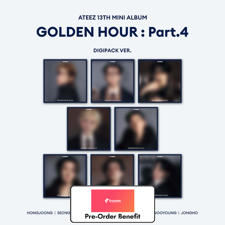 **[Pre-Order]  ATEEZ-GOLDEN HOUR : Part.4 (DIGIPACK VER.)(Random/SET)