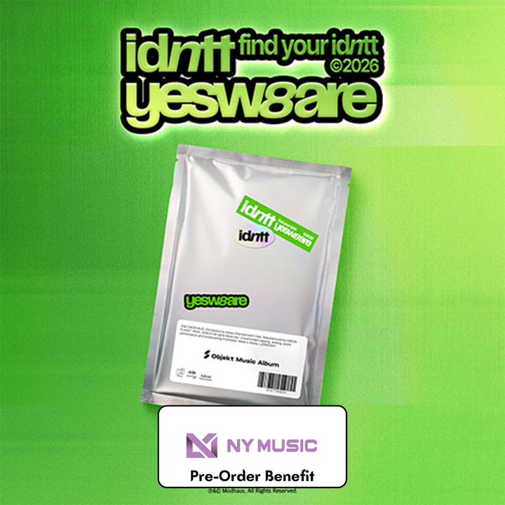 **[Pre-Order] Idntt - "yesweare" [Objekt Music Album ver.] + Pre-Order Benefit (Choose Ver.)