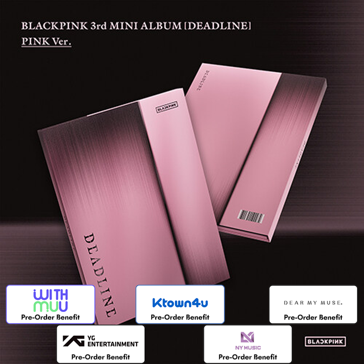 [Pre-Order] Blackpink -BLACKPINK 3rd MINI ALBUM [DEADLINE] PINK Ver.