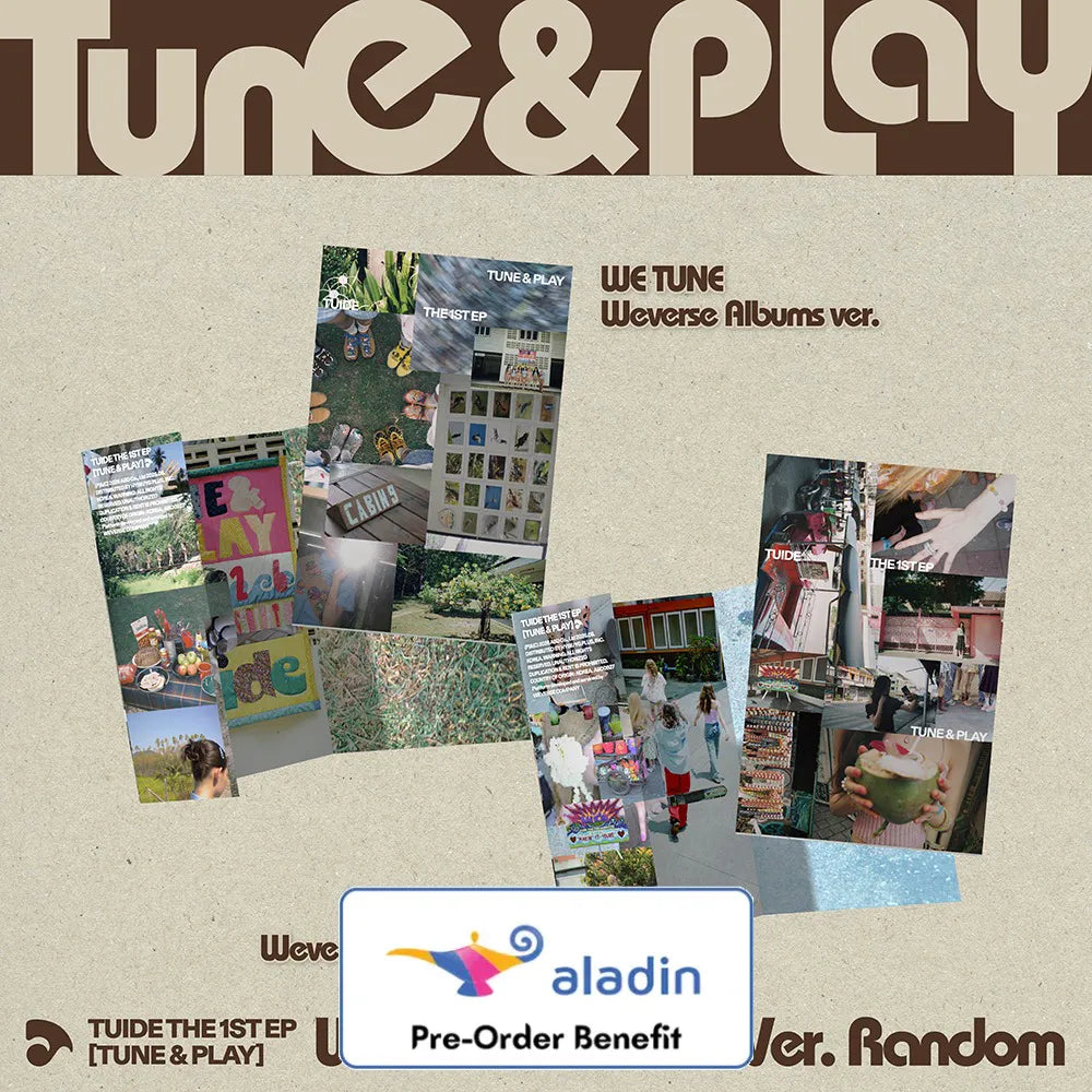 [Pre-Order] TUIDE - The 1st EP [TUNE &amp; PLAY] (Weverse Albums ver.) + Pre-Order Benefit (Choose Version)
