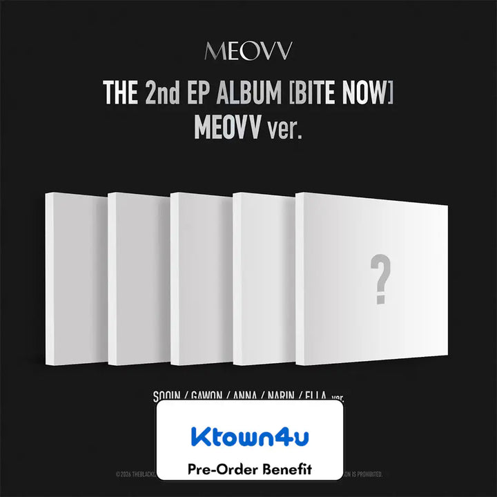[PRE-ORDER] MEOVV - 2nd EP ALBUM "BITE NOW"(MEOVV ver.)+Pre-OrderBenefit (Choose Version)