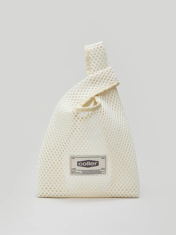 ** COLLER- COLLER Mesh Mini Tote Bag Shade oat cream