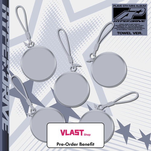 [Pre-Order] PLAVE - 5th Mini Album 'HYPERDRIVE' (Towel Ver.) + Vlast Shop Pre-Order Benefit