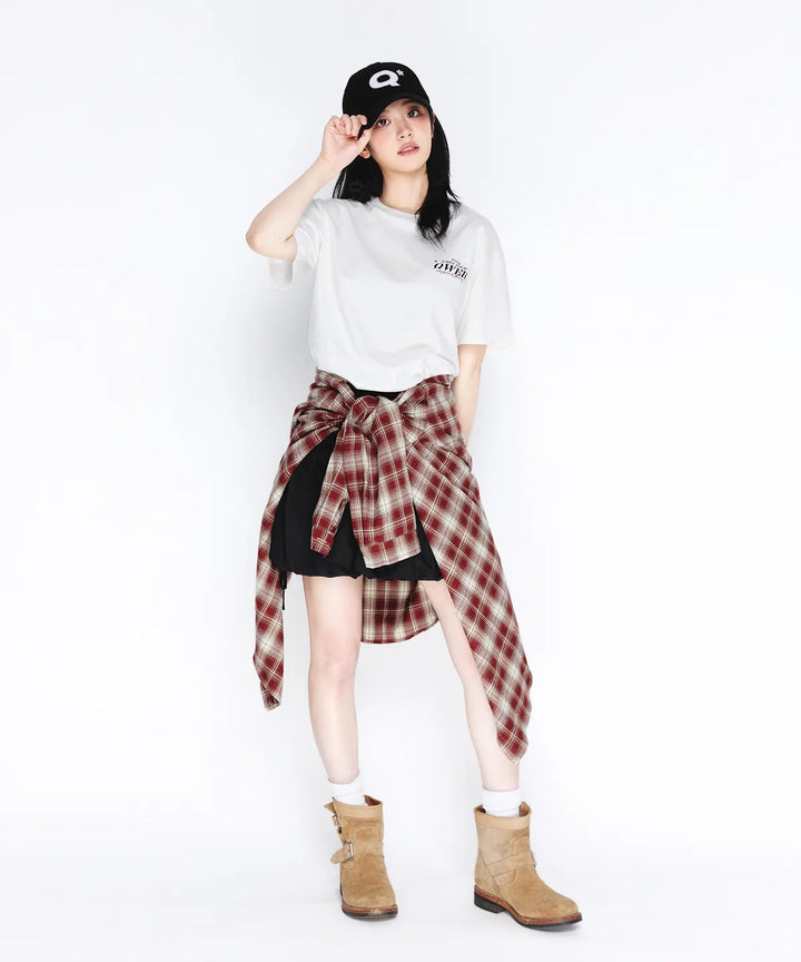 **QWER -Ames-Worldwide QWER WORLD TOUR TEE WHITE