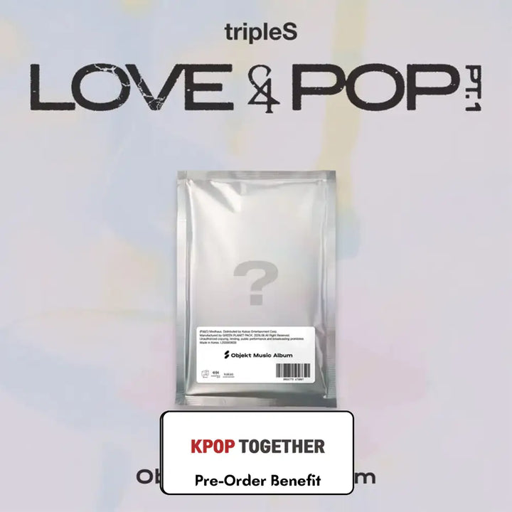 [PRE-ORDER] TripleS - "LOVE&amp;POP" pt.1 (Objekt Music Album) + Pre-Order Benefit (Choose Version)