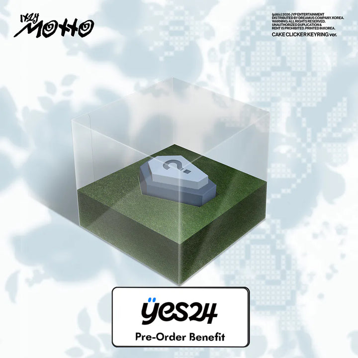 [Pre-Order]  ITZY - Motto (CAKE CLICKER KEYRING Ver.) + Pre-Order Benefit (Choose Version)