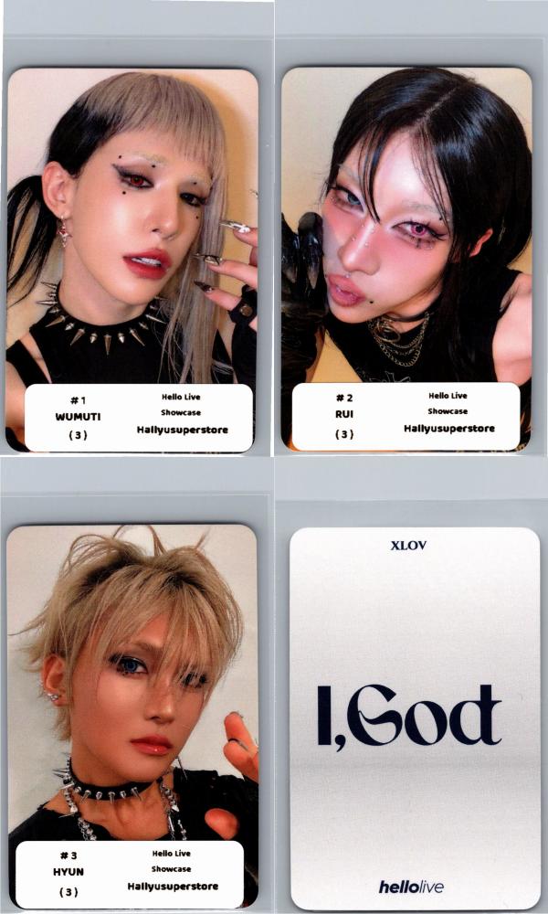 XLOV "I,God" - Hellolive Showcase Event Photocard [26.06.10]