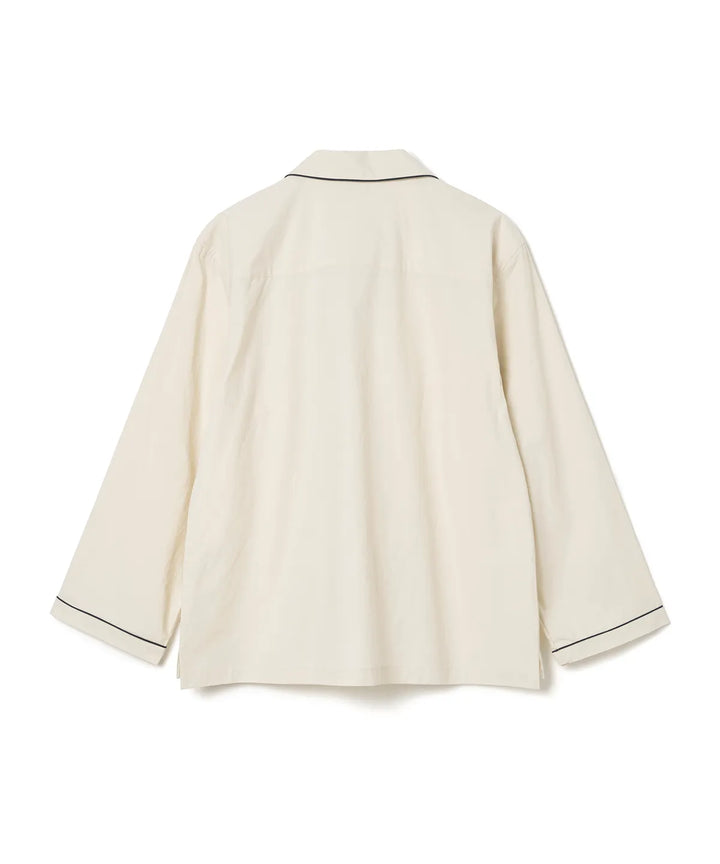 **QWER -Magenta Piping Flared Shirt [Lemon]