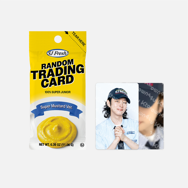 **[Pre-Order] Super Junior -[GRAND OPENING! SJ MARKET] (RANDOM TRADING CARD SET (SUPER MUSTARD Ver.)