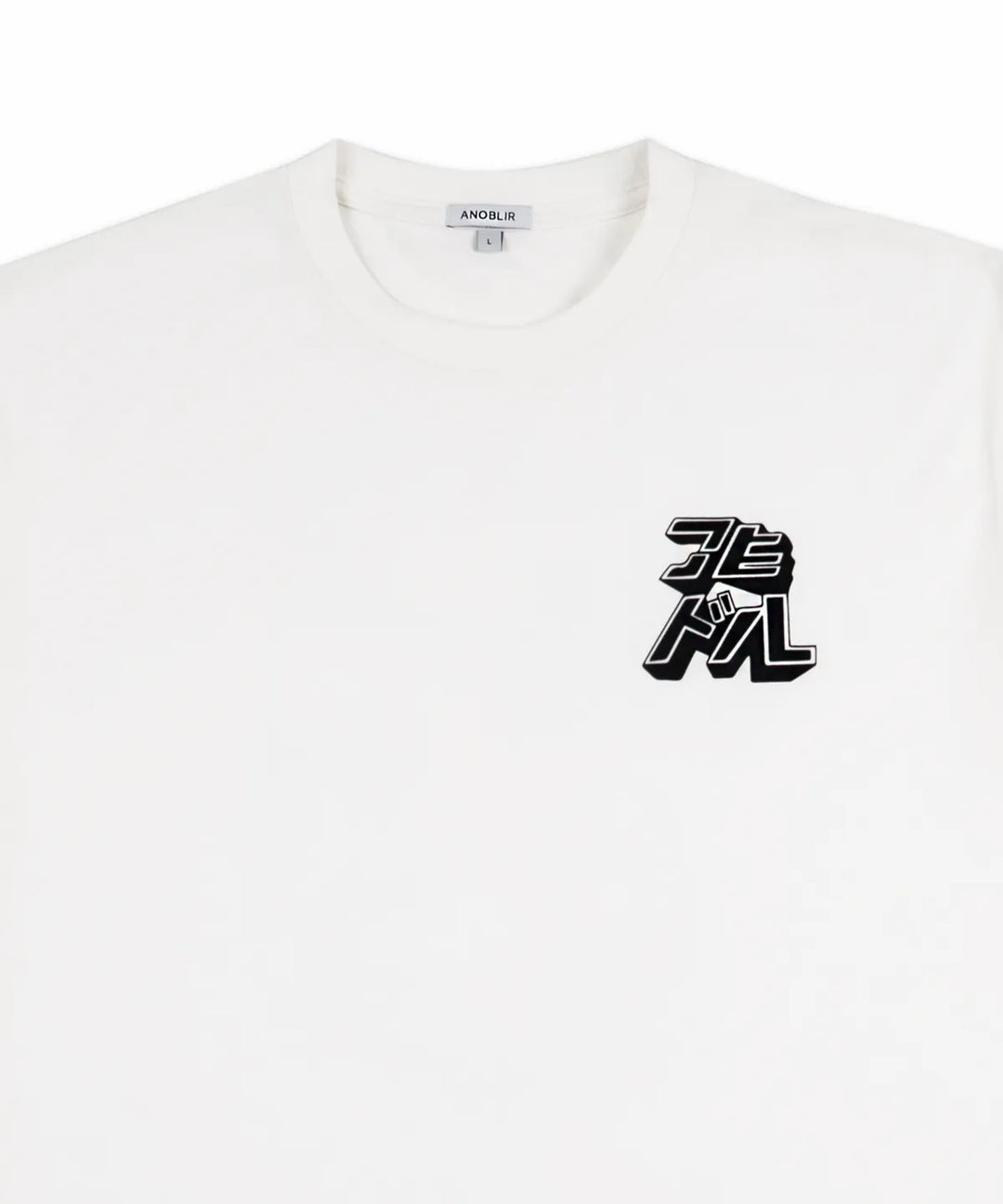 **QWER -Magenta Cartoon Drawing T-shirt [White]