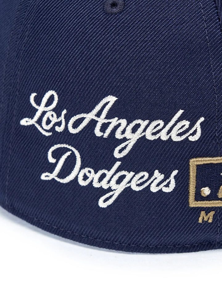 ** [Pre-Order] AESPA - Wearing KARINA MLB Signature Patch Structure Ball Cap LA (Navy)