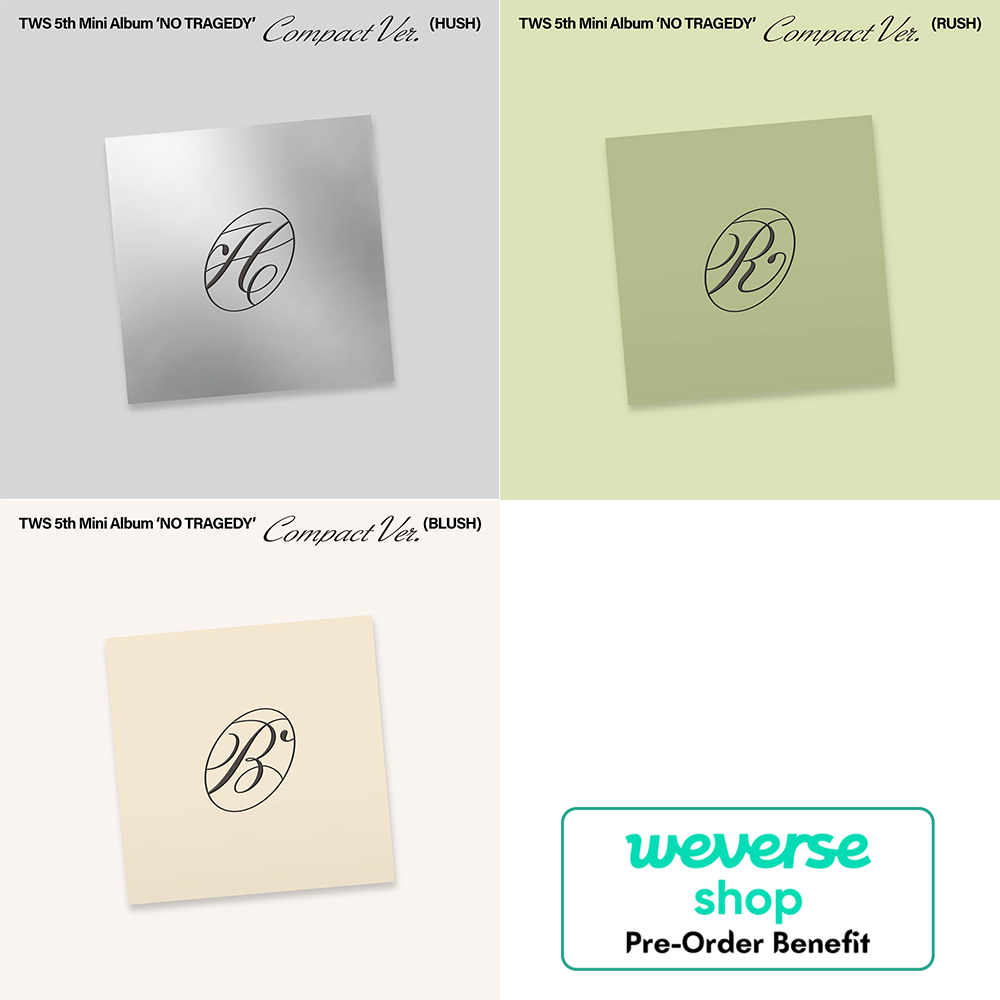 [Pre-Order] TWS - 5th Mini Album 'NO TRAGEDY' (COMPACT version)+ Pre-Order Benefit (Choose Version)