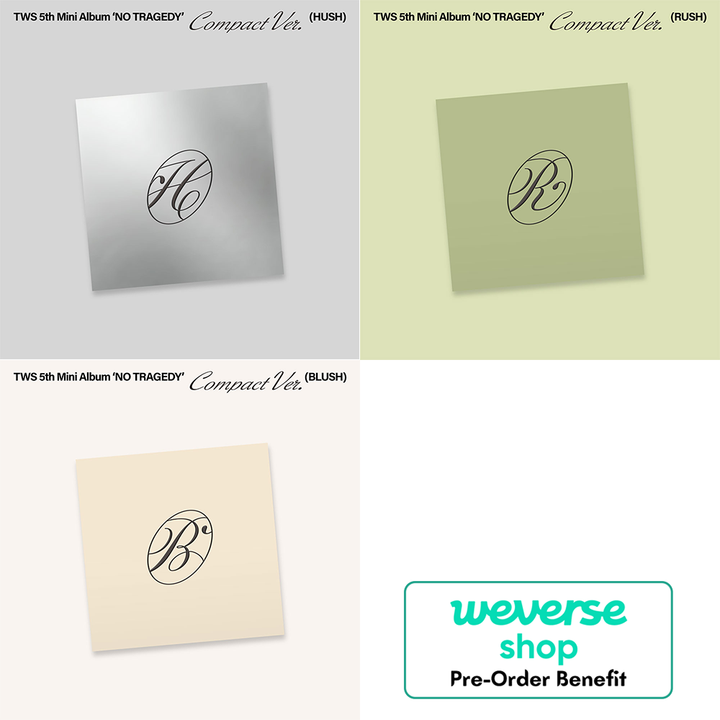 [Pre-Order] TWS - 5th Mini Album 'NO TRAGEDY' (COMPACT version)+ Pre-Order Benefit (Choose Version)