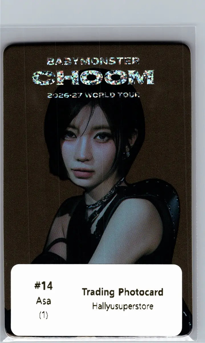 BABYMONSTER -"2026-27 BABYMONSTER WORLD TOUR" [CHOOM] Pop-Up Store Random Trading Photocard (1) [26.06.22]