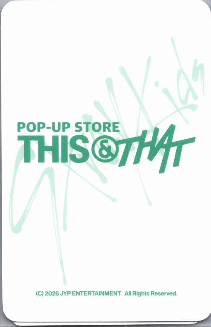 Stray Kids "THIS &amp; THAT" - Soundwave POP-Store Lucky Draw Event Photocard R2 [26.08.14]