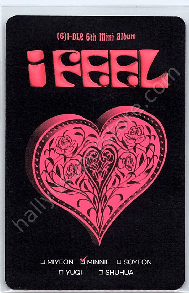 i-dle - Minnie - I Feel album photocard jewel case version