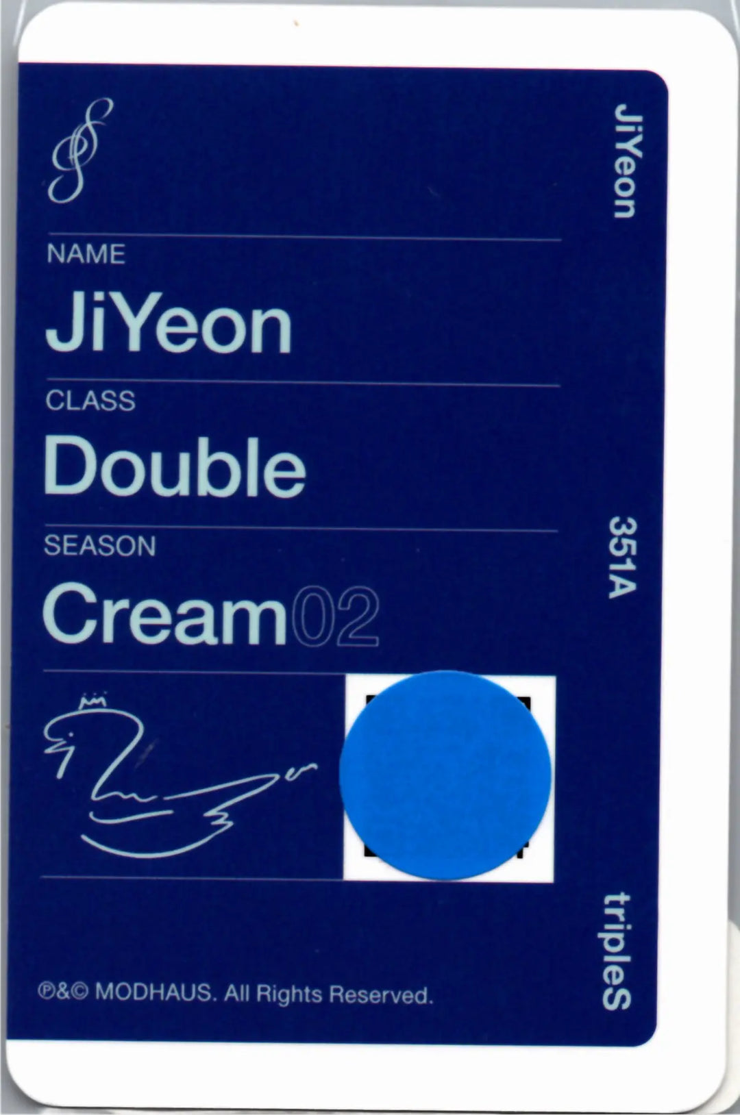 tripleS - tripleS World Tour  <ANDLESS > Cream02 Double Class Objekt (Only ANDLESS) (351A) [UNSCANNED] [26.10.12]