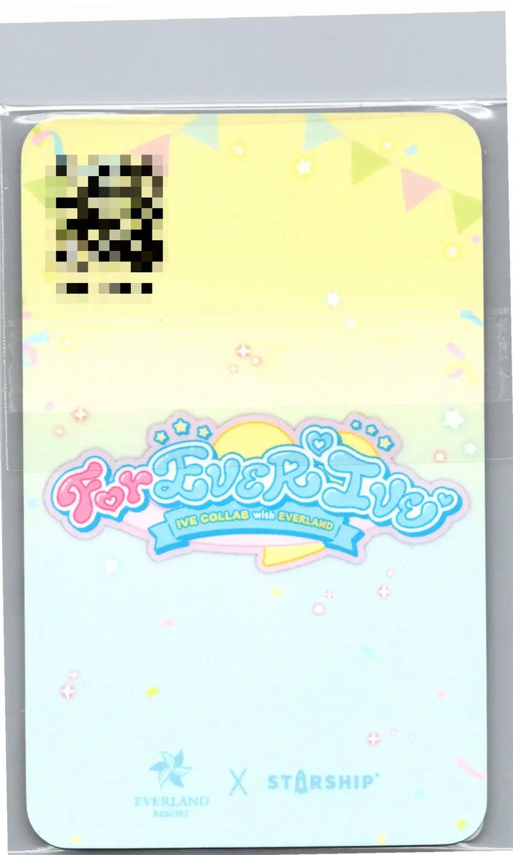IVE - IVE COLLAB with EVERLAND <ForEVER IVE> POP-UP Store Photopass Event Photocard [26.07.02]