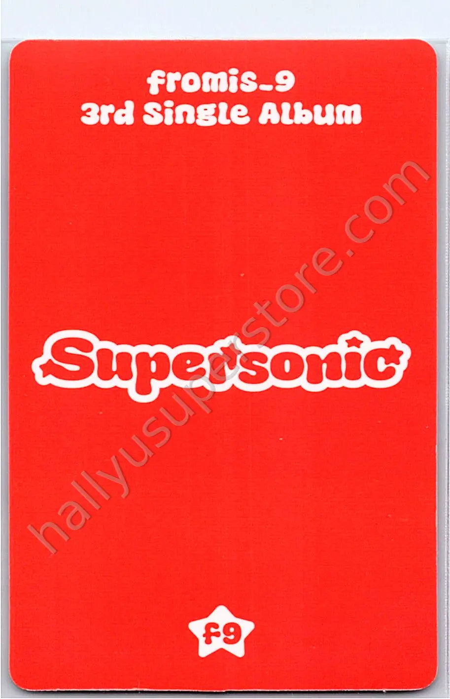 fromis_9 - Saerom - Supersonic album photocard heat version