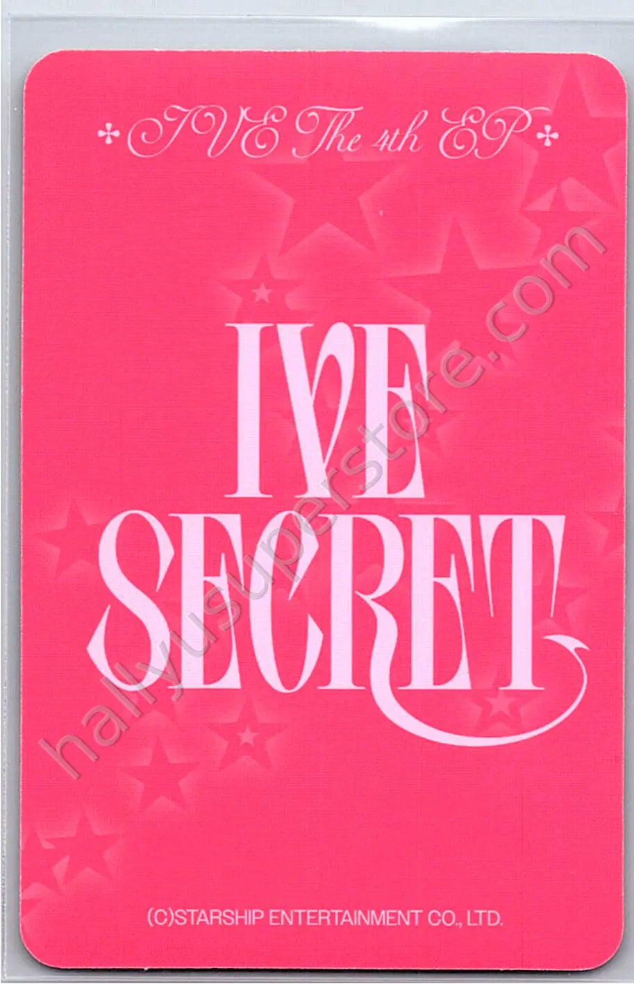 IVE - Wonyoung - IVE SECRET pob (pre-order benefit) starship square (ssq)
