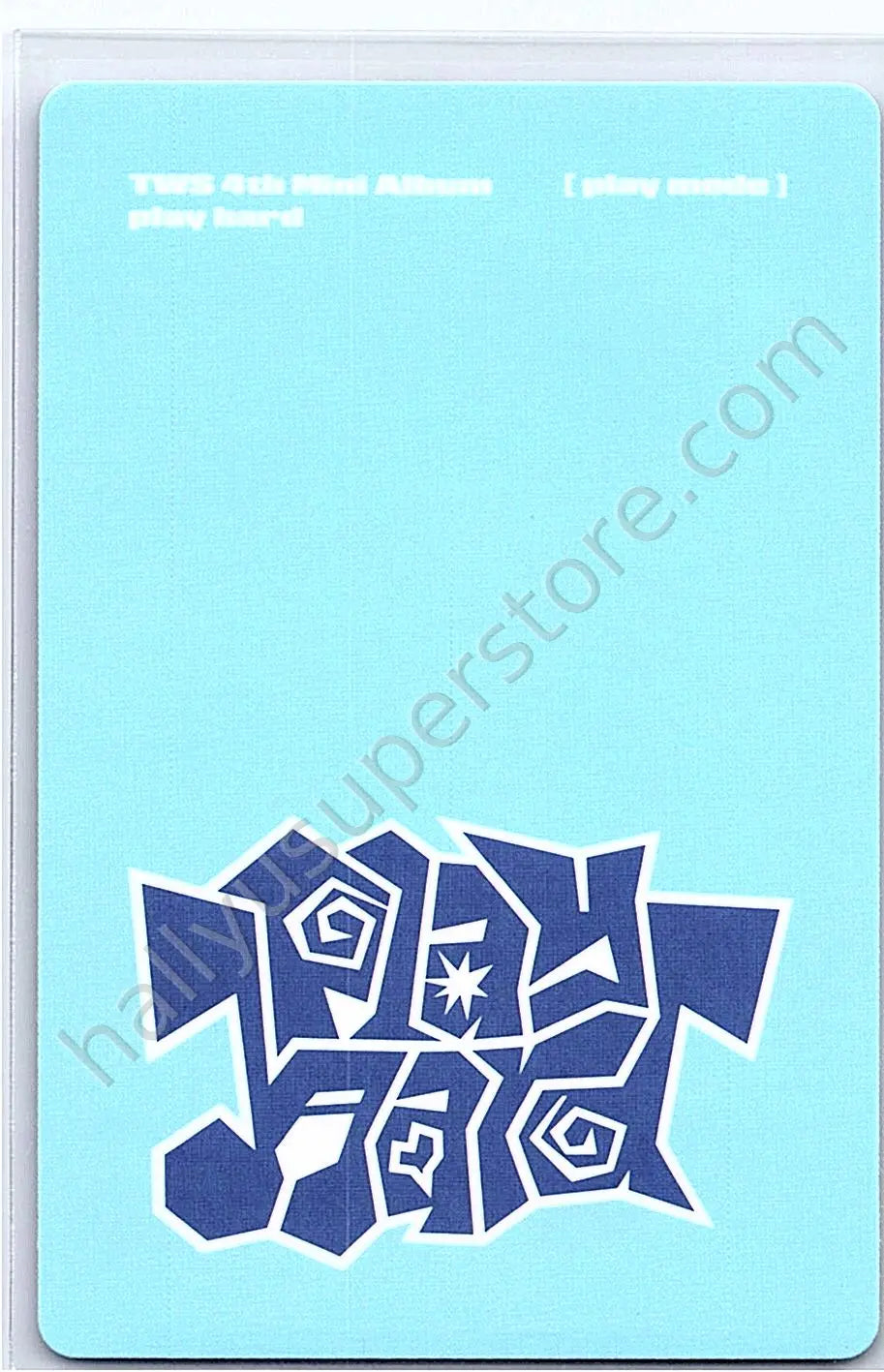 TWS - Hanjin - play hard album photocard B version play mode version