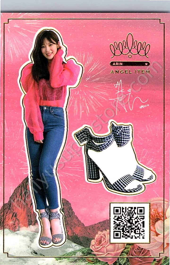 OH MY GIRL - Arin - Coloring Book album photocard double-sided
