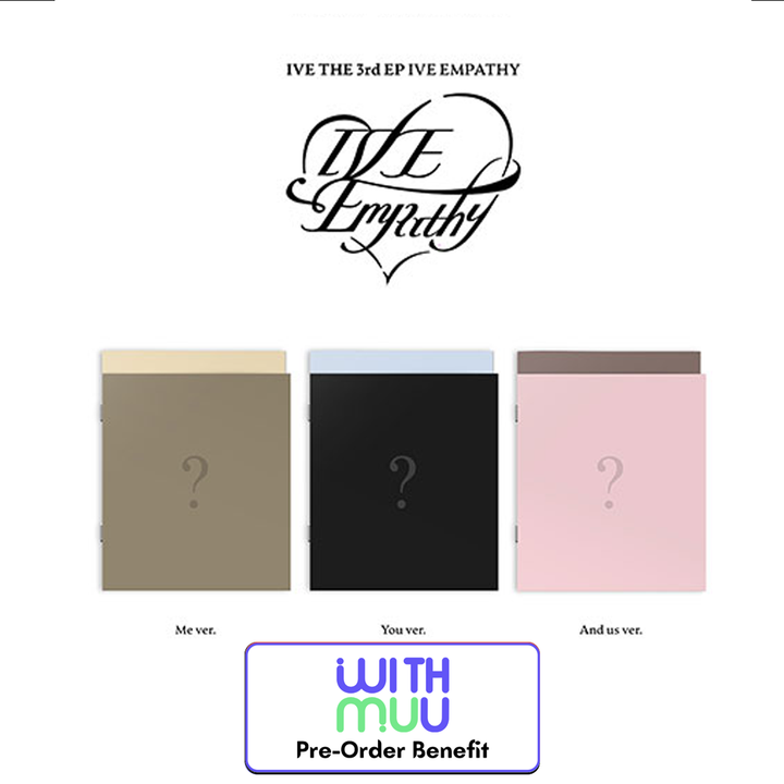 [Pre-Order] IVE - 3rd Ep"IVE EMPATHY"+ Pre-Order Benefit [Standard] (Random/Set)