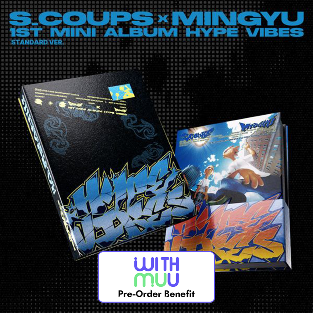 **[Pre-Order]  SEVENTEEN - S.COUPS x MINGYU - Mini 1 st "HYPE VIBES" + Musicplant Luckdraw event