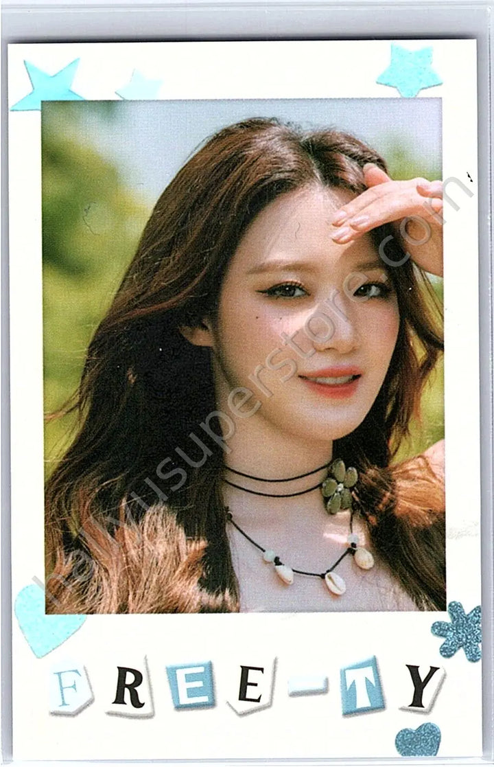 i-dle - Shuhua - 2023 World Tour [I am Free-TY] merch photocard polaroid polaroid set