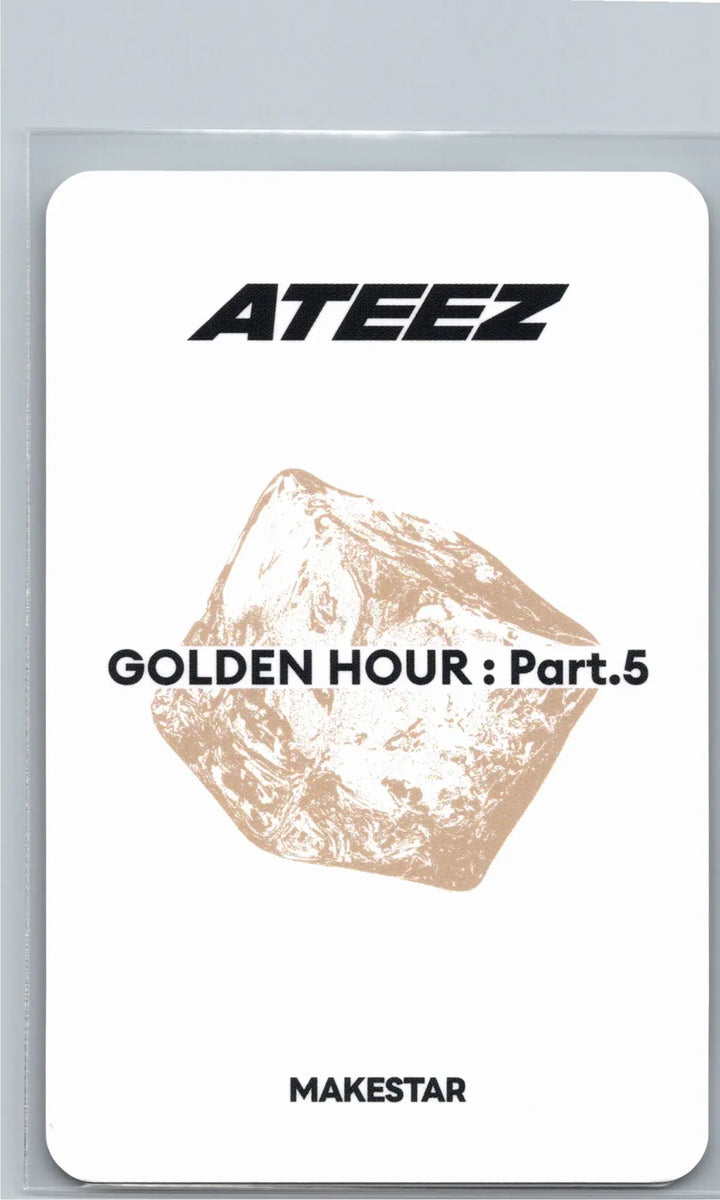 ATEEZ "GOLDEN HOUR : Part.5" - Makestar Lucky Draw Event Photocard [26.06.26]