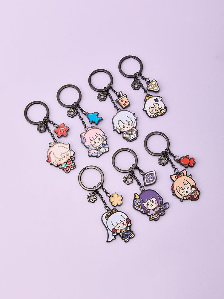 ** Genshin - Genshin Minini  [Metal Keyring] (Version Choose)