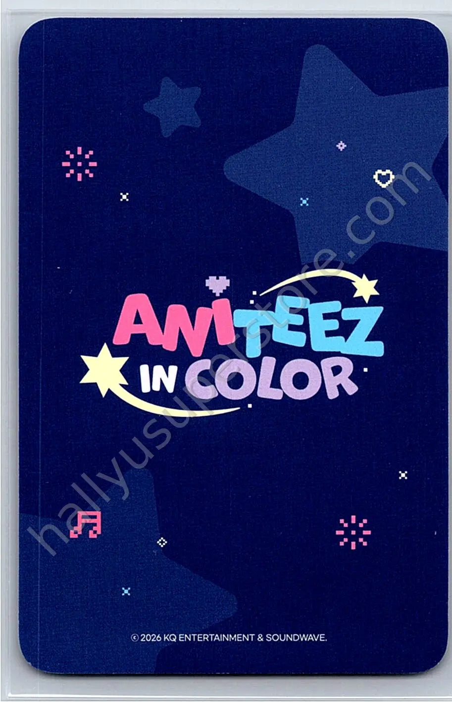 ATEEZ - Yeosang - ANITEEZ IN COLOR trading card version 4