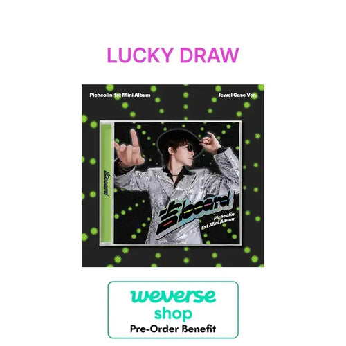 [Pre-Order] Picheolin(of SEVENTEEN) -  Picheolin 1st Mini Album '吉BOARD(Gilboard)' (Jewel Case Ver.) + Weverse LUCKY DRAW Event