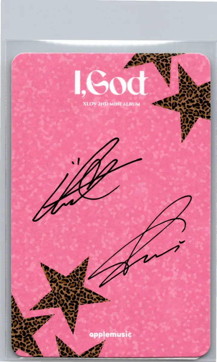 XLOV "I,God"- Apple Music Fansign Event Photocard R2 [26.06.22]