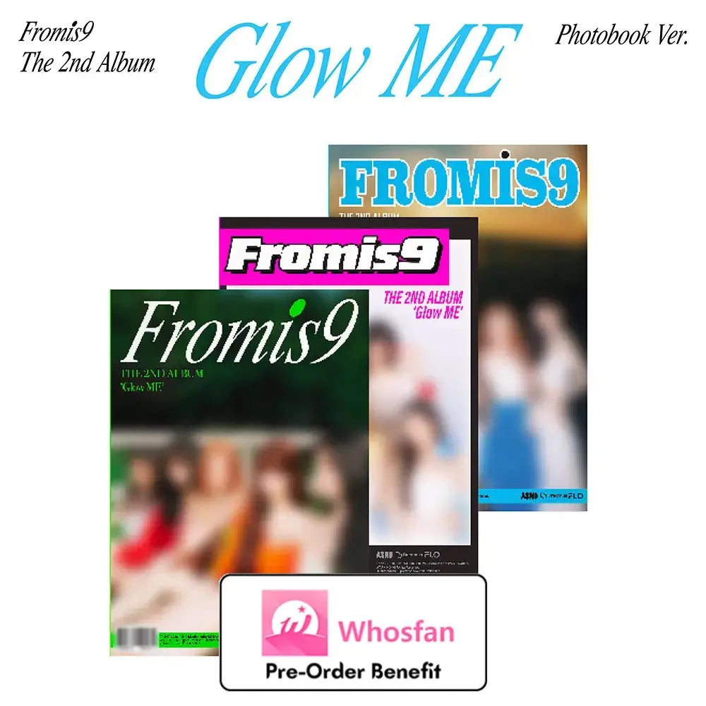 [Pre-Order] fromis_9 - 2nd Album "Glow ME" (Photobook Ver.) + Pre-Order Benefit