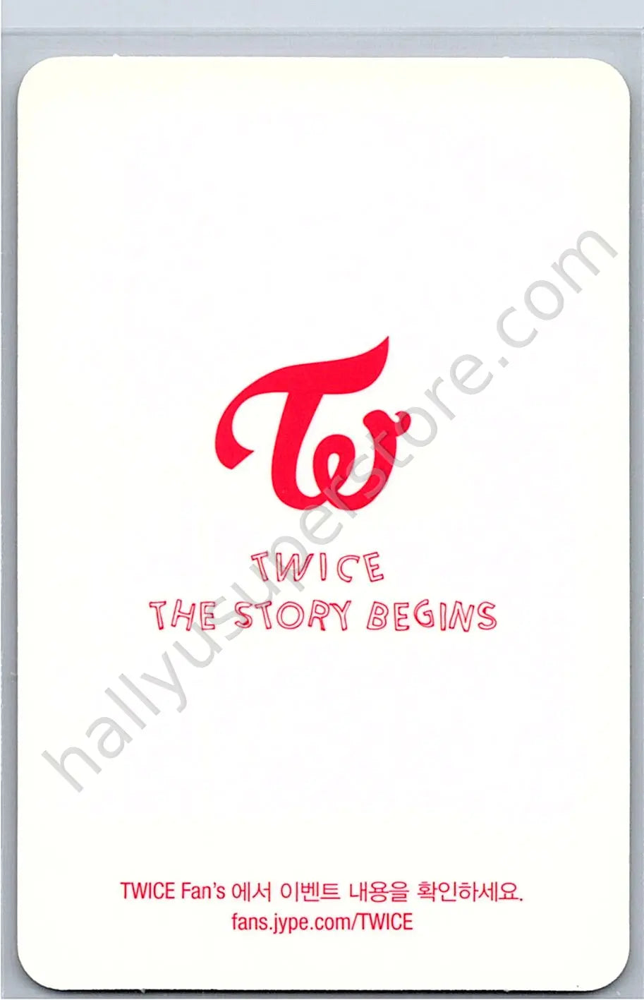 TWICE - Dahyun - The Story Begins album photocard horizontal taiwan press