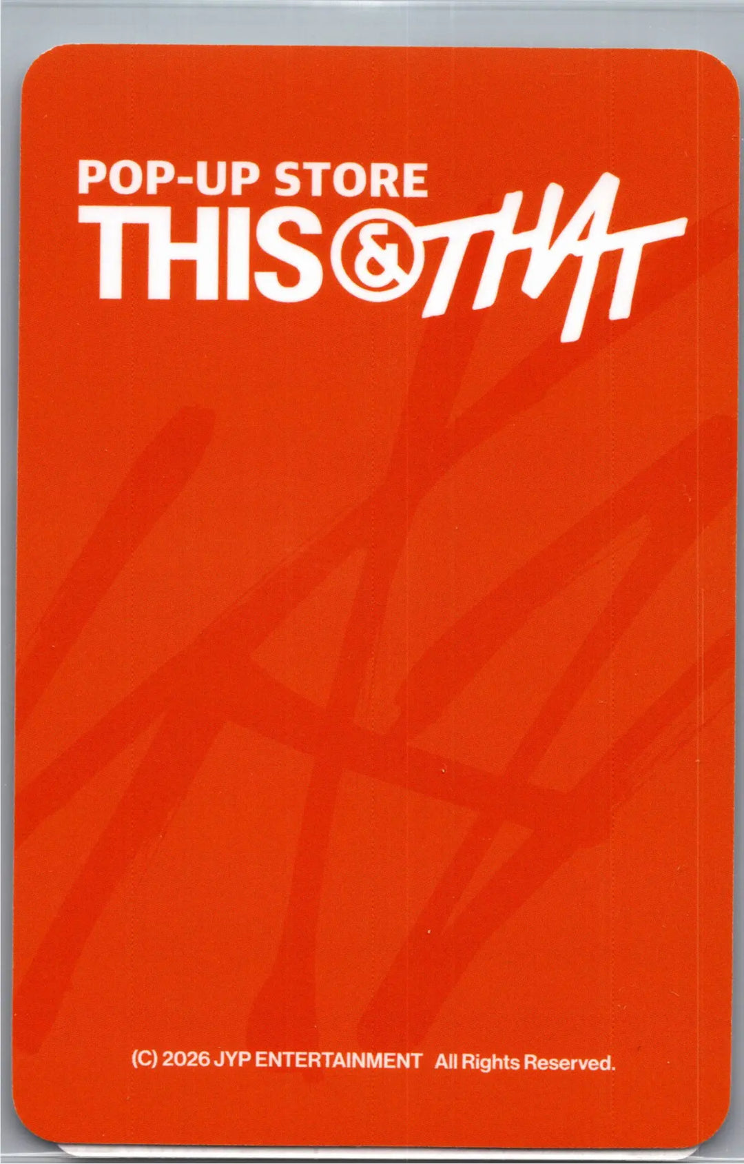 Stray Kids "THIS &amp; THAT" - Soundwave POP-UP Store Lucky Draw Event Photocard [26.08.10]