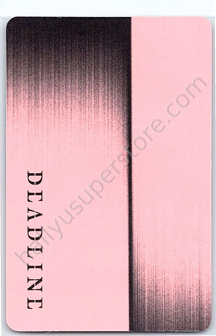 BLACKPINK - Jisoo - BLACKPINK - Jisoo - Deadline Album album photocard pink version