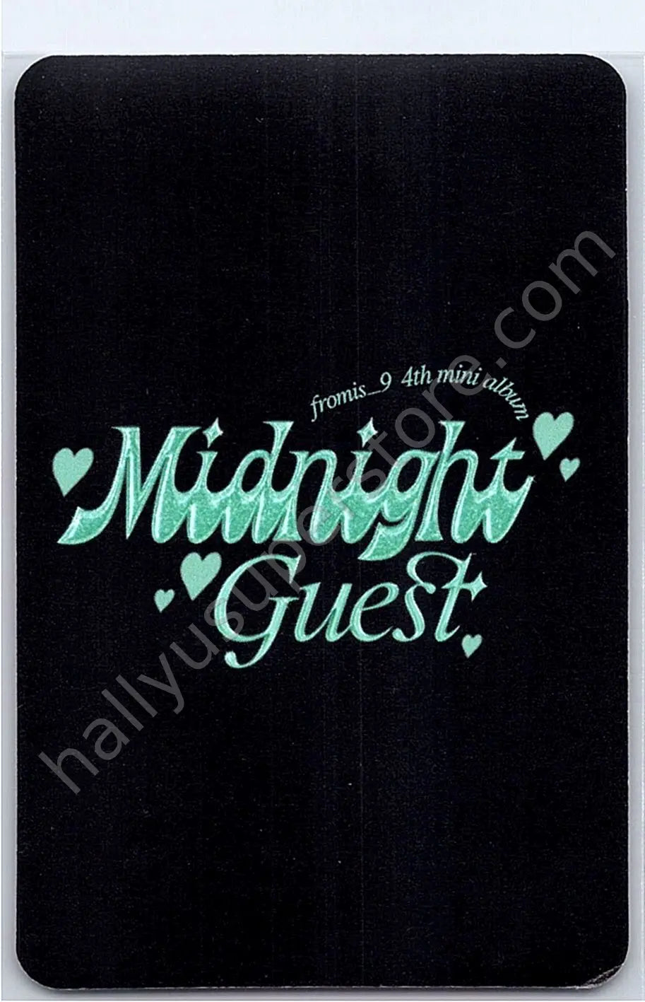 fromis_9 - Jiwon - Midnight Guest album photocard jewel case version