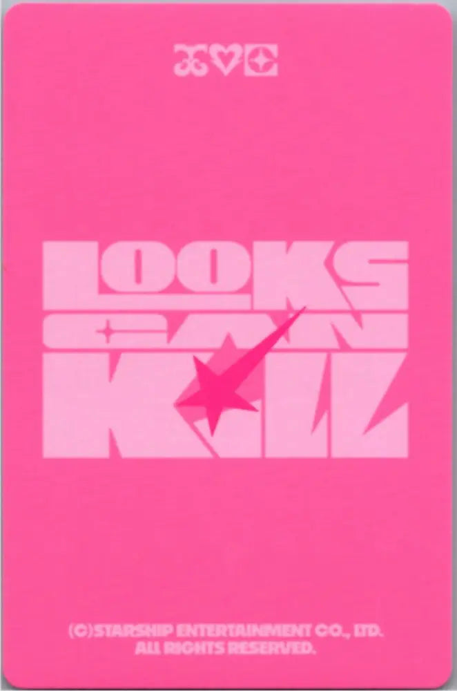 IVE "Looks Can Kill" - Official Photocard [26.10.27]