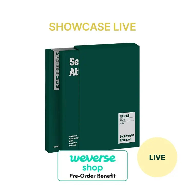 [Pre-Order] AND2BLE - 2nd Mini Album [Sequence 02: Attraction] (Standard Version) + Weverse SHOWCASE LIVE