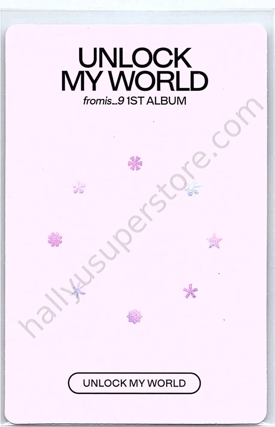 fromis_9 - Jisun - Unlock My World album photocard compact version