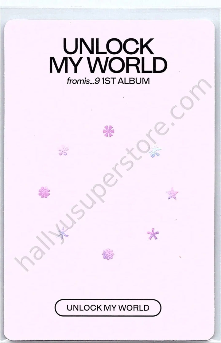 fromis_9 - Jisun - Unlock My World album photocard compact version