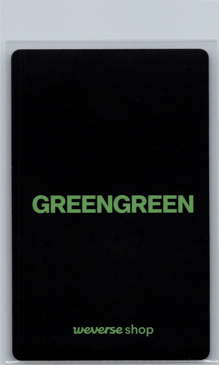 CORTIS "GreenGreen" - Weverse Shop YouTube Gift Event Photocard (Blue Lips MV) [26.07.02]