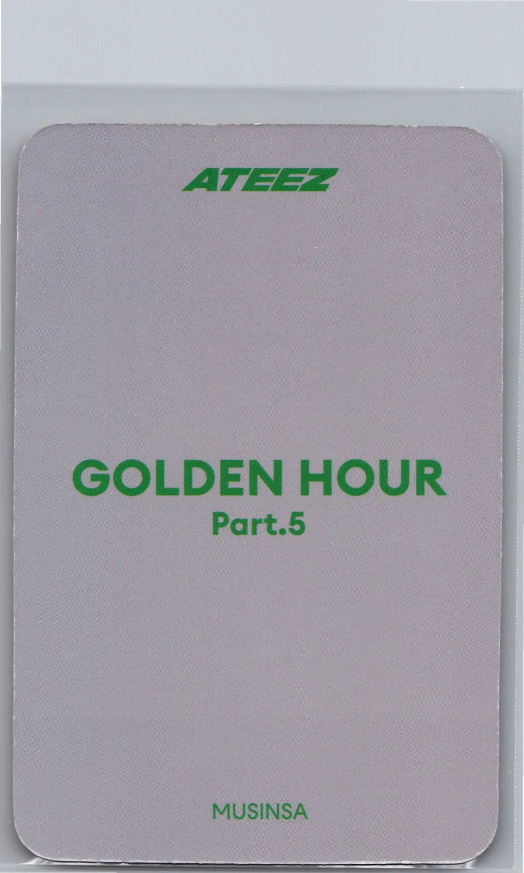 ATEEZ "GOLDEN HOUR : Part.5" - Musinsa Event Photocard [26.07.06]