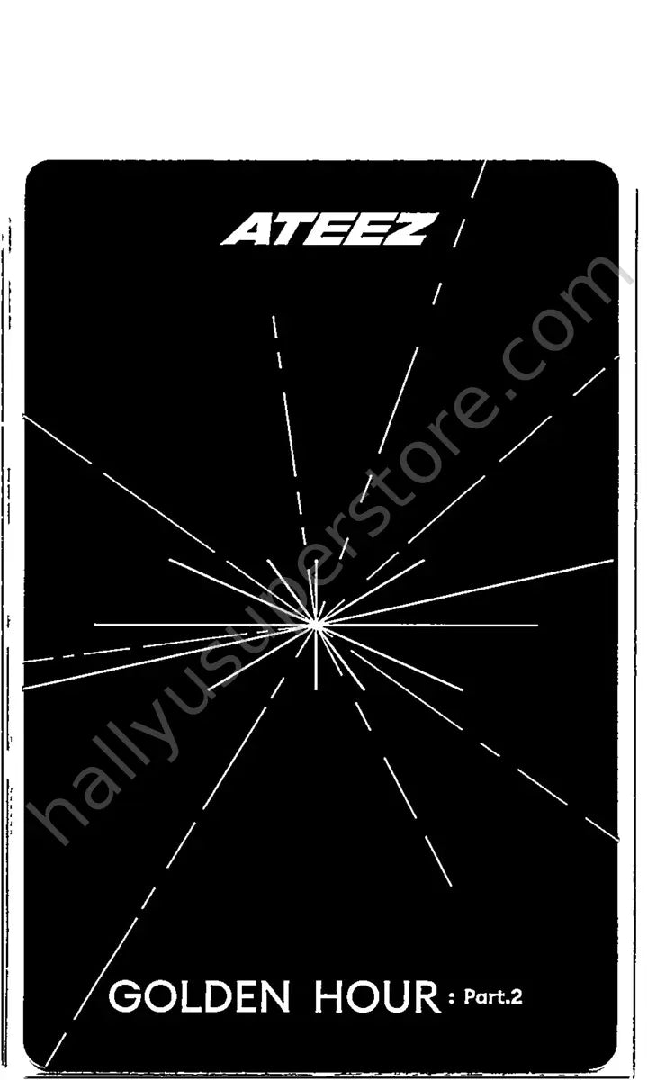 ATEEZ - Hongjoong - ATEEZ - Hongjoong - Golden Hour : Part 2 Album album photocard digipack version version 3