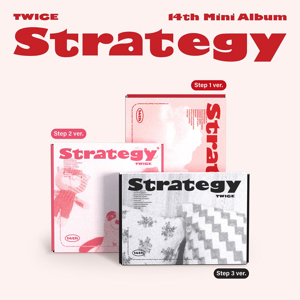 [TWICE] 14th Mini Album STRATEGY (Step1 ver. / Step2 ver. / Step3 ver.)