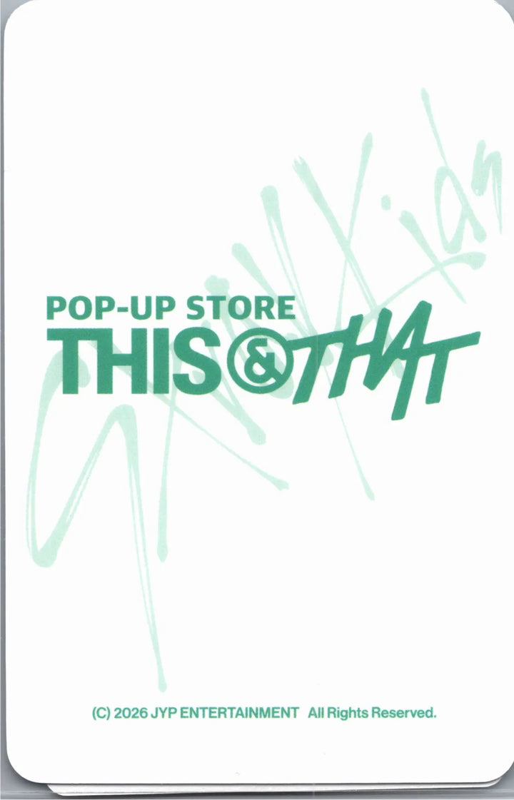 Stray Kids "THIS &amp; THAT" - Soundwave POP-Store Lucky Draw Event Photocard R2 [26.08.14]