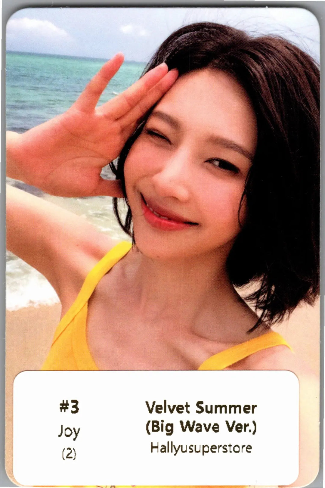 Red Velvet "Velvet Summer" - Official Photocard (Big Wave Ver.) [26.08.04]